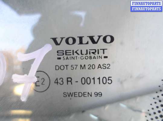 Стекло кузовное боковое на Volvo S80 I (TS, XY)