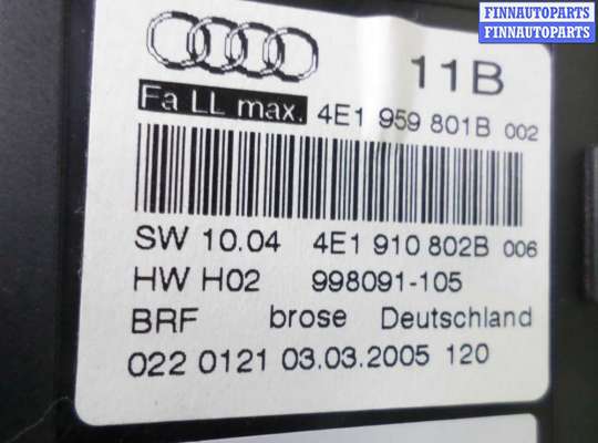 купить Стеклоподъемник передний левый на Audi A8 D3 (4E2) рестайлинг 1 2005 - 2007