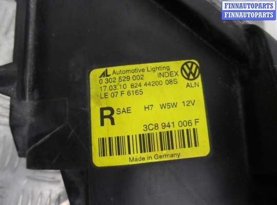 купить Фара правая на Volkswagen Passat CC (357) 2008 - 2012