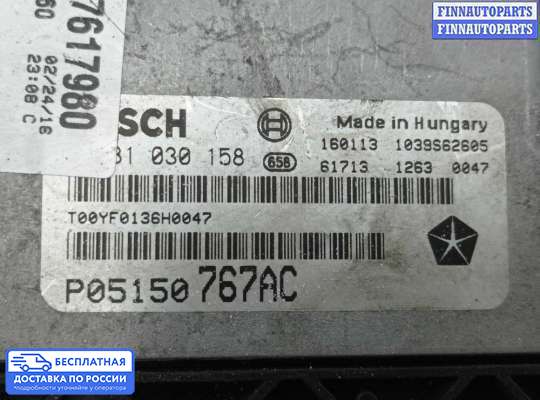 ЭБУ ДВС (блок управления двигателем) на Jeep Grand Cherokee IV (WK2)