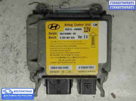 ЭБУ AIRBAG (электронный блок управления подушками безопасности) на Hyundai Santa Fe II (CM)