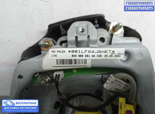 Подушка безопасности водителя (AirBag) на Audi A6 (C5)