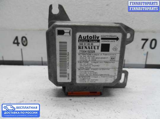 ЭБУ AIRBAG (электронный блок управления подушками безопасности) на Renault Scenic II