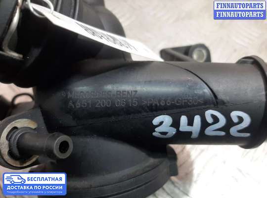 Корпус термостата на Mercedes-Benz C (W204)