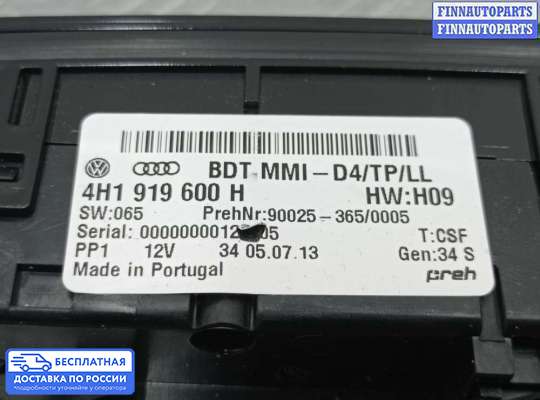 Кнопки на Audi A8 (D4, 4H)