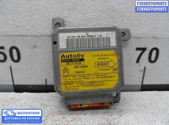 ЭБУ AIRBAG (электронный блок управления подушками безопасности) на Peugeot 206