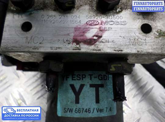 Блок ABS на Hyundai Sonata VI (YF)