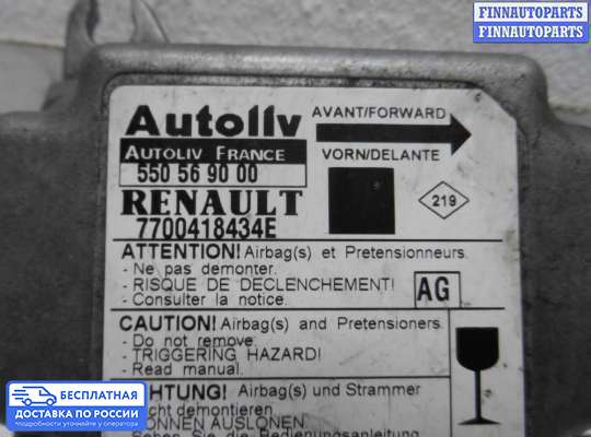ЭБУ AIRBAG (электронный блок управления подушками безопасности) на Renault Scenic I
