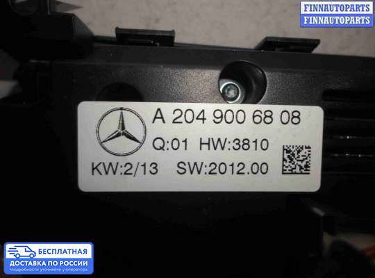 Блок управления печкой на Mercedes-Benz C (W204)