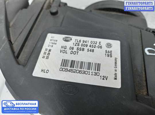 Фара передняя на Volkswagen Touareg I (7L)