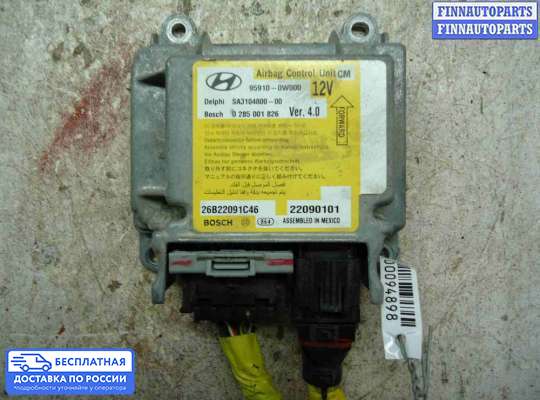 ЭБУ AIRBAG (электронный блок управления подушками безопасности) на Hyundai Santa Fe II (CM)