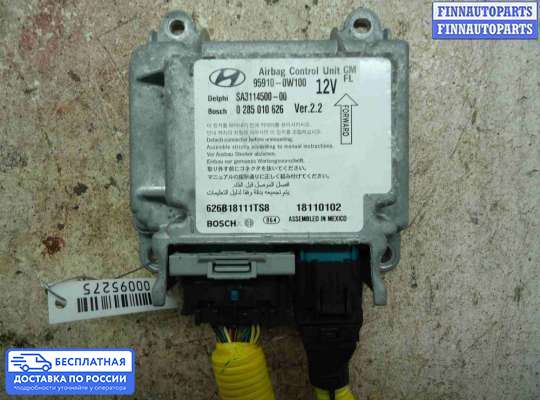 ЭБУ AIRBAG (электронный блок управления подушками безопасности) на Hyundai Santa Fe II (CM)