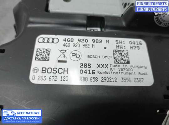 Щиток приборов на Audi A6 (C7)