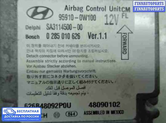 ЭБУ AIRBAG (электронный блок управления подушками безопасности) на Hyundai Santa Fe II (CM)