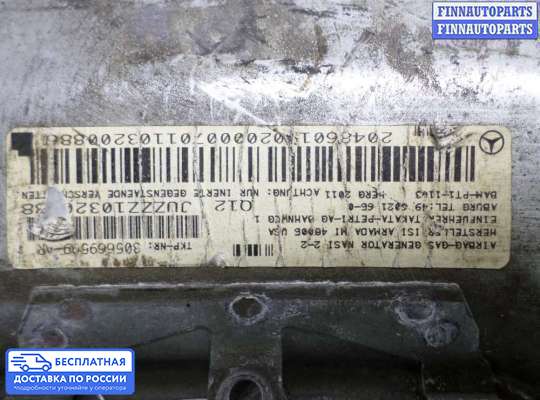 Подушка безопасности пассажира (AirBag) на Mercedes-Benz GLK (X204)