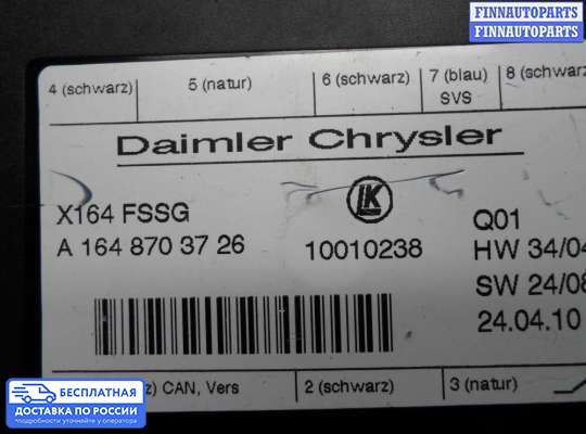 Блок управления (переключатель) сидений на Mercedes-Benz GL (X164)
