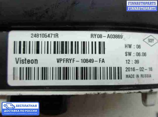 Щиток приборов на Renault Duster