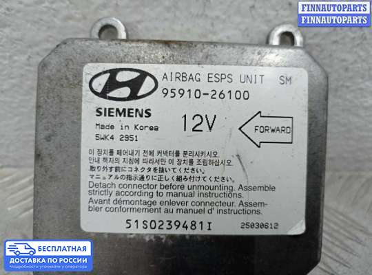 ЭБУ AIRBAG (электронный блок управления подушками безопасности) на Hyundai Santa Fe I (SM, Classic +ТАГАЗ)