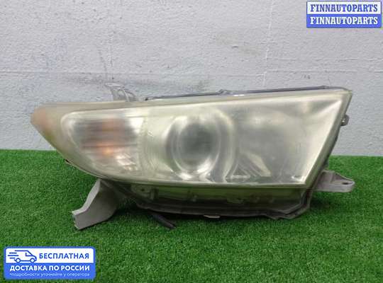 Фара передняя на Toyota Highlander II (XU40)
