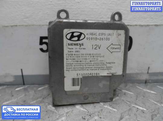 ЭБУ AIRBAG (электронный блок управления подушками безопасности) на Hyundai Santa Fe I (SM, Classic +ТАГАЗ)