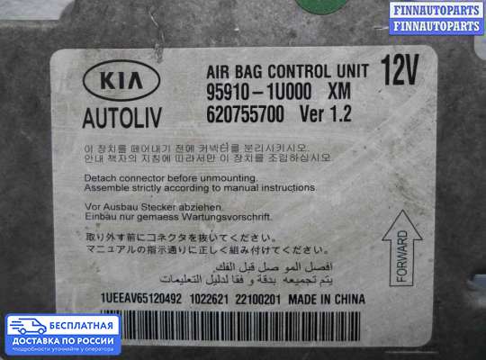 ЭБУ AIRBAG (электронный блок управления подушками безопасности) на Kia Sorento II (XM)
