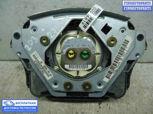 Подушка безопасности водителя (AirBag) на Mercedes-Benz C (W203)