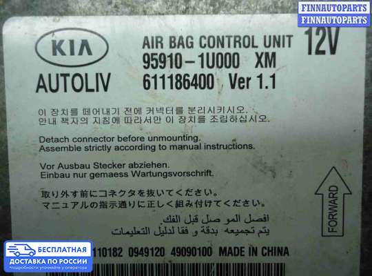 ЭБУ AIRBAG (электронный блок управления подушками безопасности) на Kia Sorento II (XM)