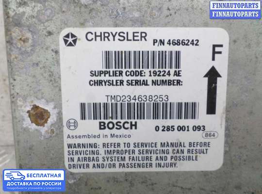 ЭБУ AIRBAG (электронный блок управления подушками безопасности) на Dodge Caravan IV (RG, RS)