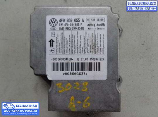 ЭБУ AIRBAG (электронный блок управления подушками безопасности) на Audi A6 (C6)