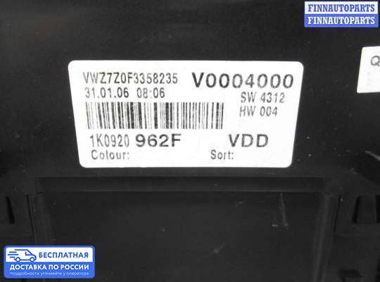 Щиток приборов на Volkswagen Golf V (1K)