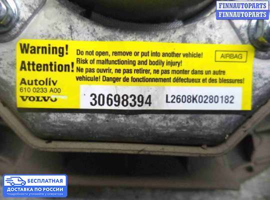 Подушка безопасности водителя (AirBag) на Volvo XC90