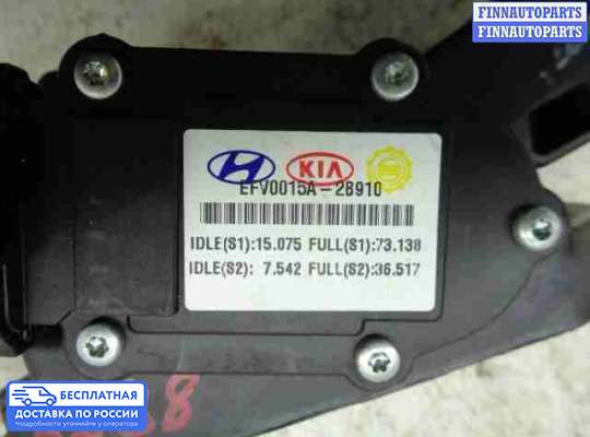 Педальный узел (педаль) на Hyundai Santa Fe II (CM)