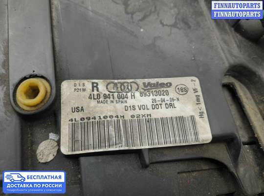 Фара передняя на Audi Q7 (4L)