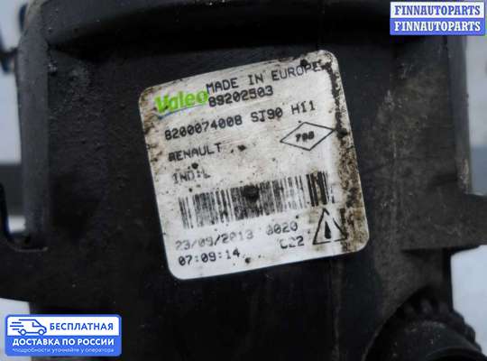 Фара противотуманная (ПТФ) на Renault Duster