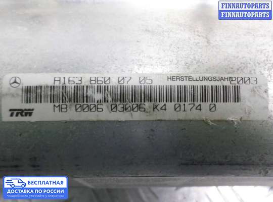 Подушка безопасности пассажира (AirBag) на Mercedes-Benz ML (W163)