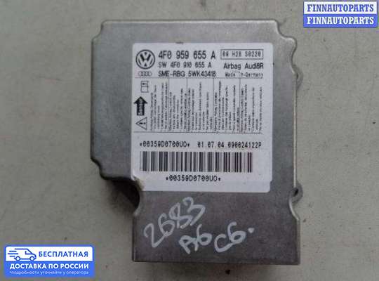 ЭБУ AIRBAG (электронный блок управления подушками безопасности) на Audi A6 (C6)