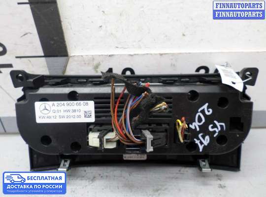 Блок управления печкой на Mercedes-Benz C (W204)
