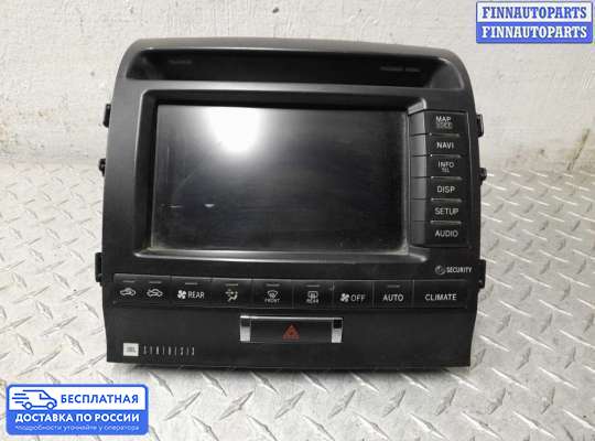 Дисплей бортового компьютера на Toyota Land Cruiser 200