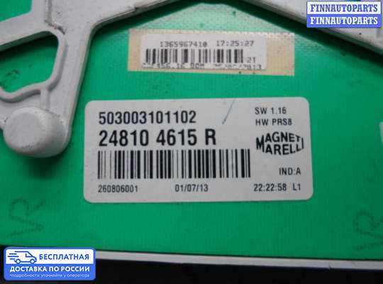 Щиток приборов на Renault Duster