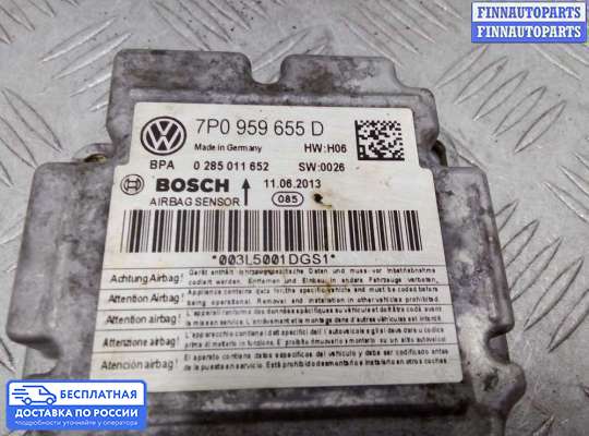 ЭБУ AIRBAG (электронный блок управления подушками безопасности) на Volkswagen Touareg II (7P)