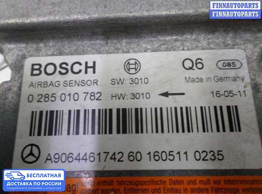 ЭБУ AIRBAG (электронный блок управления подушками безопасности) на Mercedes-Benz Sprinter (906)