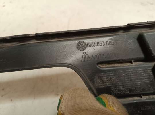 Решетка (заглушка) бампера на Volkswagen Polo Mk5 (6R/6C)