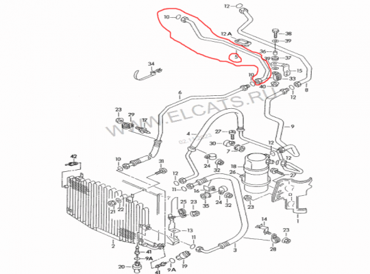 купить Трубка кондиционера на Audi 100 (4A, C4)