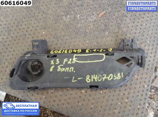Решетка (заглушка) бампера на BMW X3 (F25)