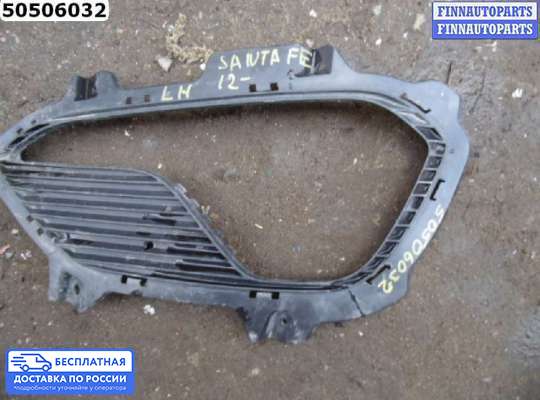 Решетка (заглушка) бампера на Hyundai Santa Fe III (DM, NC)
