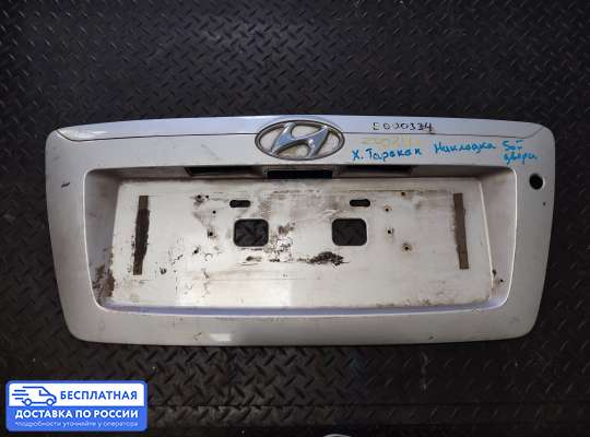 Планка подсветки номера на Hyundai Terracan