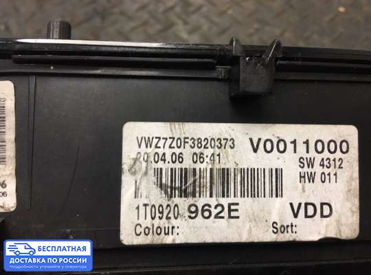 Щиток приборов на Volkswagen Sharan I (7M)