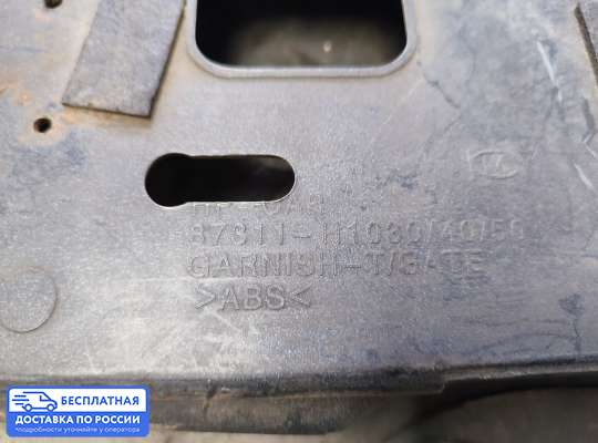 Планка подсветки номера на Hyundai Terracan