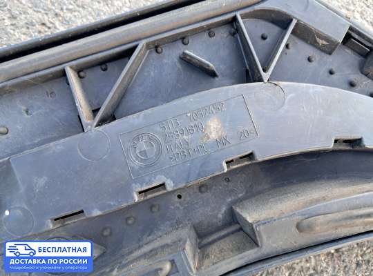 Планка подсветки номера на BMW X3 (E83)