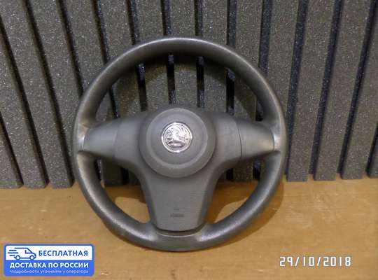 Подушка безопасности водителя (AirBag) на Opel Corsa D